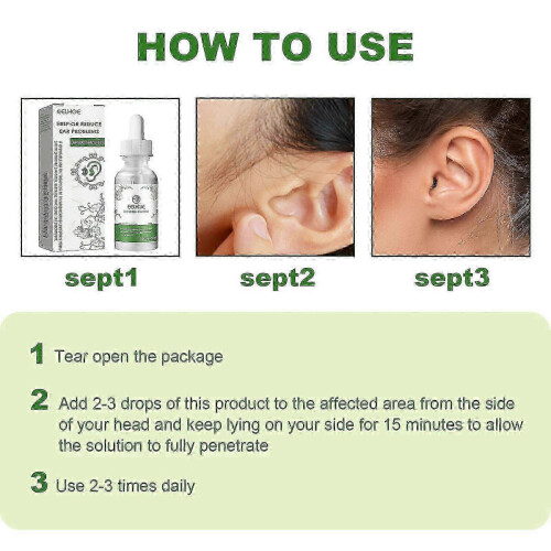 (4PCS)1-5x Ear Care Solution Inner Ear Ear Gentle Care Ear DropZZ56 1