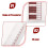 A4 PP Rosso Scuro Organizer Fogli Versatile 4