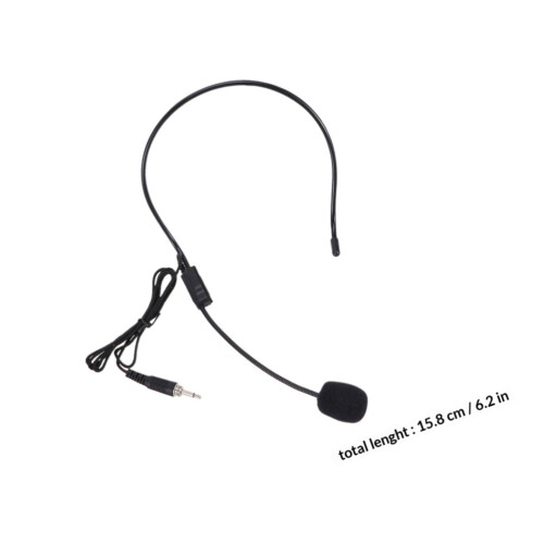 4Pz Microfono Auricolare Headset Per Con Braccio Regolabile 1