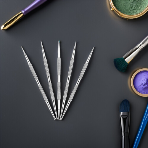 5Stk Maniküre Punktierpen Doppelseitig Nageldesign 2
