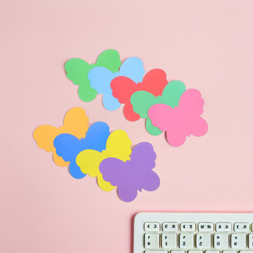108Stk Schmetterling Cutouts Aus Stabilem Für Schule 2