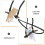 Weißer Resin Katzen-Hängeschmuck Für Auto Innendekor 3