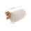 Collo Morbido Peluche Bianco Per Lunghi Viaggi 2