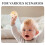6St Koffiekleurige Pacifier Case, Compact En Onderweg 6