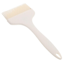 Heat Resistant Silicone Basting Brush White Grill Oil Brush for Baking with Easy Clean Design