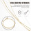 12Pcs Durable Copper Guitar Strings for Folk Guitar Easy Replace Set 5