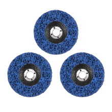 Roue de Disque de DéCapage de Peinture 3 Disques de Bande de DéCapage de Rouille pour Meuleuse D'Angle de 4 X 5/8 Pouces pour Fibre de Verre MéTal