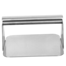Stainless Steel Burger Press NonStick Grill Press for Hamburgers Bacon and Sandwiches Even Searing Control