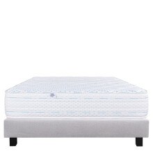 Set Materasso 140x200 cm, Thermotec, 24 cm, memory foam, rigido, lato estate/inverno + rete grigia ep20cm