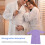 Comfortabele Wafelbadjas Violet Salon En 4