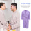 Comfortabele Wafelbadjas Violet Salon En 5