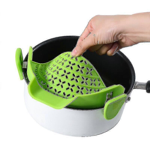 5pcs Noodle, Vegetable, And Fruit Water Filter Compatible with Various Caliber Pots And Tools, Temperature Resistant Silicone 1