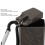 Portable Aluminum Ashtray with Lid, Black, 1.7 oz 2