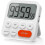 Digital Magnetic Stopwatch Timer with Clock, Magnet, 3-level Volume, Lcd Display 1