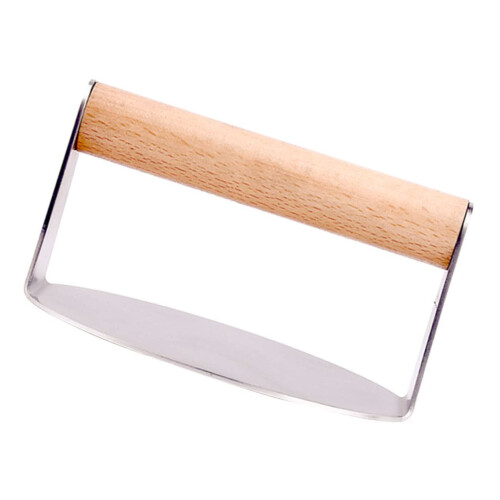 Cast Iron Round Burger Press with Ergonomic Handle, Patty Smasher Tool for Griddle and Grill