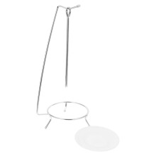 Vertical Kebab Grill Stand Stainless Steel Skewer Rack with Drip Tray for Outdoor BBQ and Easy Clean