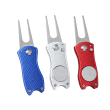 3Stk Golfschläger Divot Reparatur Tool Mit Ballmarkern, Bunt