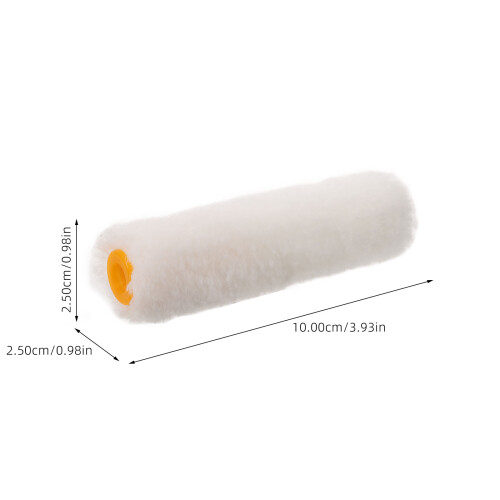 10Stk Malerwalzen Eckroller Baumwolle Ersatzrollen Für Hauswandfarbe 1