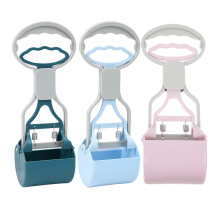 3Stk Bunter Plastik Poop Scooper Für Haustiere Und Handlich