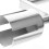 Doppelseitiger Stanchion Schildhalter Mit Abdeckung Silber 4
