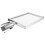 Doppelseitiger Stanchion Schildhalter Mit Abdeckung Silber 5