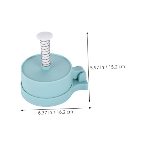 Reusable Burger Press with Ergonomic Handle for Uniform Patties and Easy Clean Smash Burger Making 1