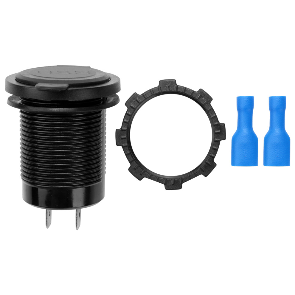 5V 4.2A Dual 2Usb Charger Socket Adapter Power Outlet For 12V 24V Car Motorcycle() 6032125123153