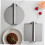 2pcs Stainless Steel Burger Press Set for Grill and Griddle, Nonstick Easy Release, Adjustable Thickness 5