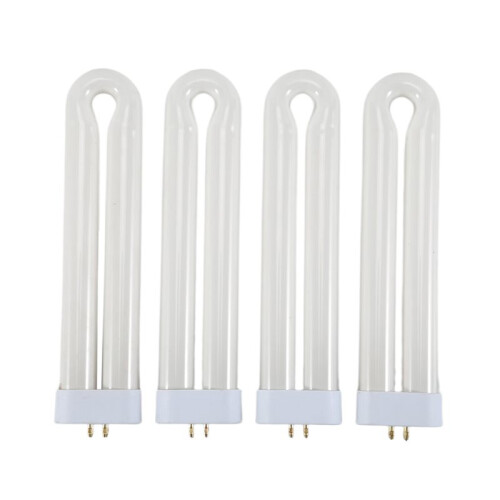 Lâmpada de Reposição para Mata-Insetos de 15 Watts, Lâmpada em Formato de U FUL 15W-BL de 7,5 Polegadas para 15wht, Pacote com 4