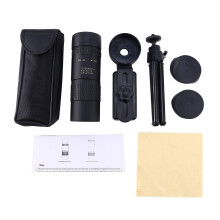 4k 10-300x40mm Super Telephoto Zoom Portable Monocular Tripod + Clip