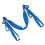 Aerial Yoga Swing Set Adjustable Dark Blue 1