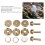 12Pcs Trumpet Accessories Metal Upper/Lower Covers 3