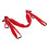 Aerial Yoga Swing Set - Red, Adjustable Polyester 4