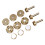 12Pcs Trumpet Accessories Metal Upper/Lower Covers 11