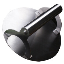 Stainless Steel Burger Press, HeavyDuty Uniform Patty Maker for Grilling and Homemade Burgers