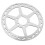 180mm 6-Hole Disc Brake Rotor, 2.5mm Steel, Silver 2