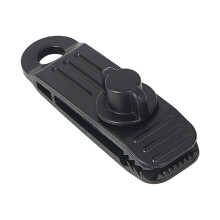 1Pc Tarpaulin Clip Set Tarp Clip Clamps, Plastic Tarp-Black