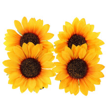 4Pz Polsiera Corsage Girasole Finta Elastico Per Bambini Danza