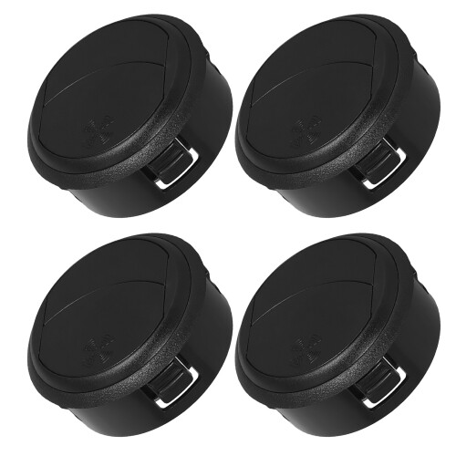 4Pz Bocchette Condizionatore Auto Nero ABS Per Camper Barca