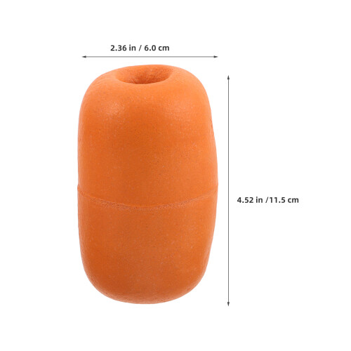 6Pz Segnalatori Pesca PVC Arancione Resistenti Per Dock E 1