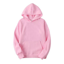 (S,Pink)Women Hoodies Cotton Sweatshirt