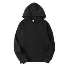 (S,Black)Women Hoodies Cotton Sweatshirt