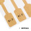 500Pz Etichette Vuote Kraft Beige Per Gioielli Bracciali Anelli 4