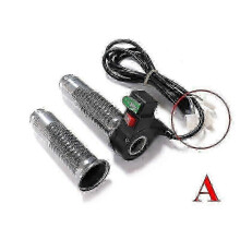 Throttle Handle 60v 3 Speeds Gear Switch with Horn Electric Bike Modification Part for Harley Citycoco Scooter Motorcycle E-bike Motorcycle Elbow Wr