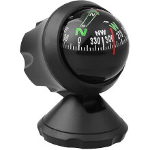 Portable Car Compass, High Precision Car Dash Compass Outdoor Guide Ball for Car Vehicle Sea Marine Boat Ship Trip