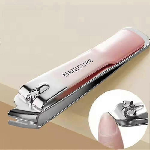 (C) Gradient Stainless Steel Nail Clippers Ergonomic Handle for Precise Easy Trimming New Arrival S06 1
