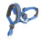 (S,Blue)Dog Muzzle Anti-Barking Anti-Bite Adjustable Pet Sleeve Nylon Mouth Rope Blue 5