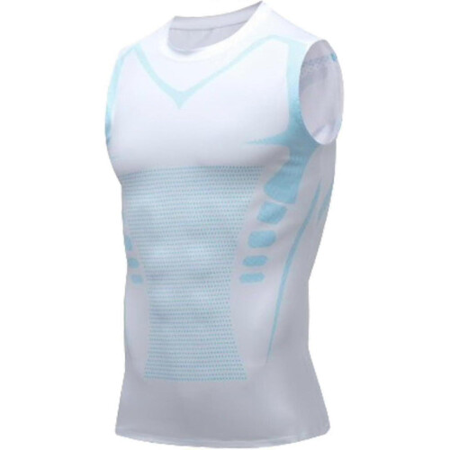 (Small,White)Ionic Shaping Vest, Version Ionic Shaping Sleeveless Shirt, 2024 New Shapewear Vest