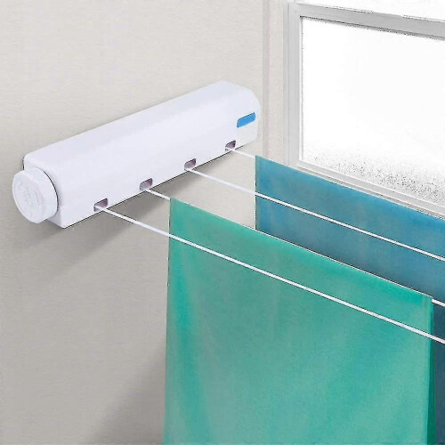 (Four lines) Spring Automatic Retractable Four/five Thread Clothesline Drying Rack-mxbc 2