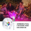 Magnetic Submersible LED Lights IP68 Waterproof Underwater Pool Light with Remote 2